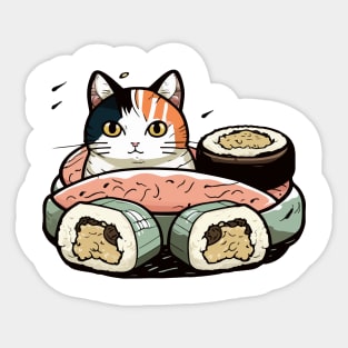 Sushi Cat Sticker